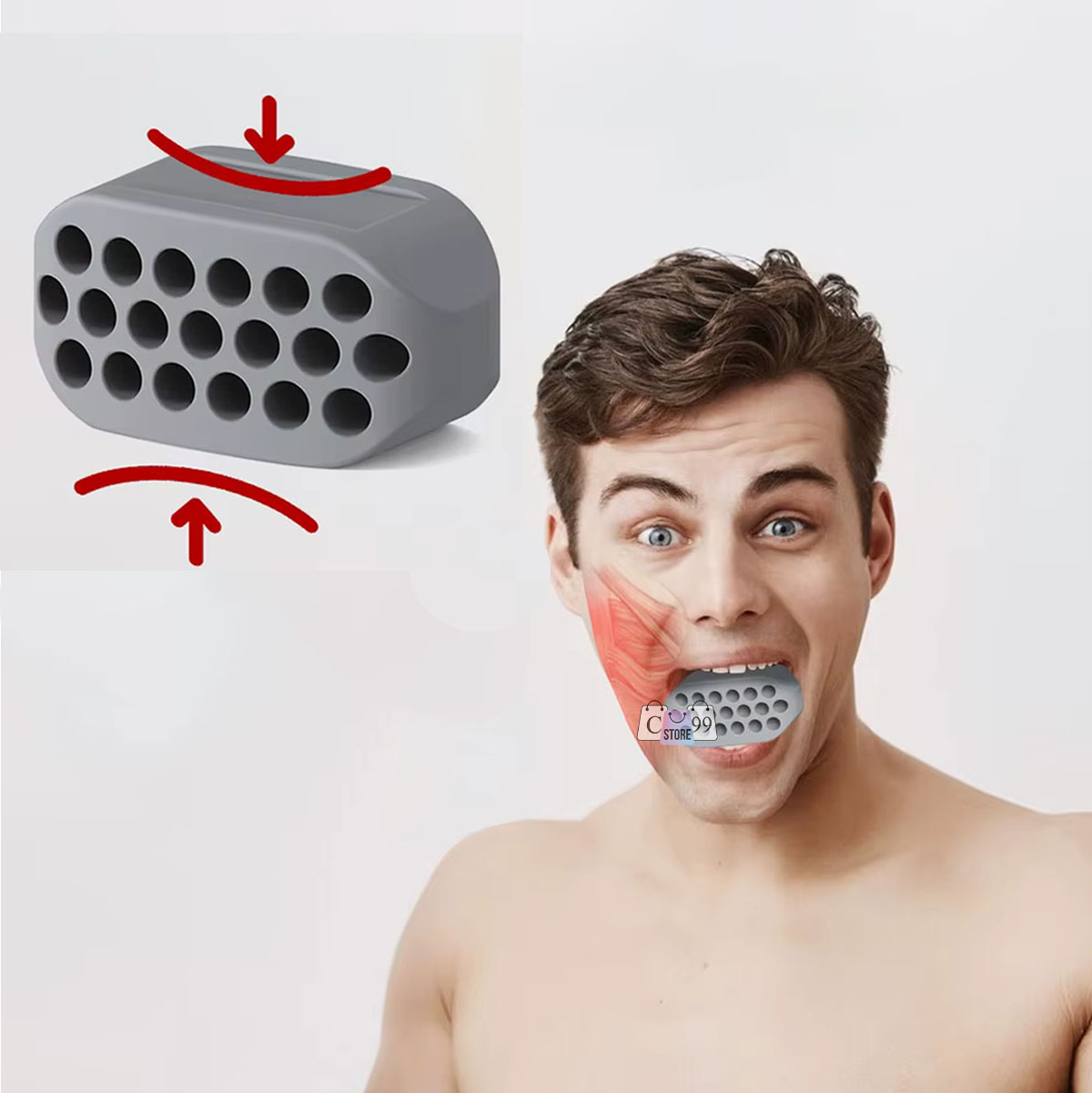 Ejercitador de mandíbula Pack x 4 pares